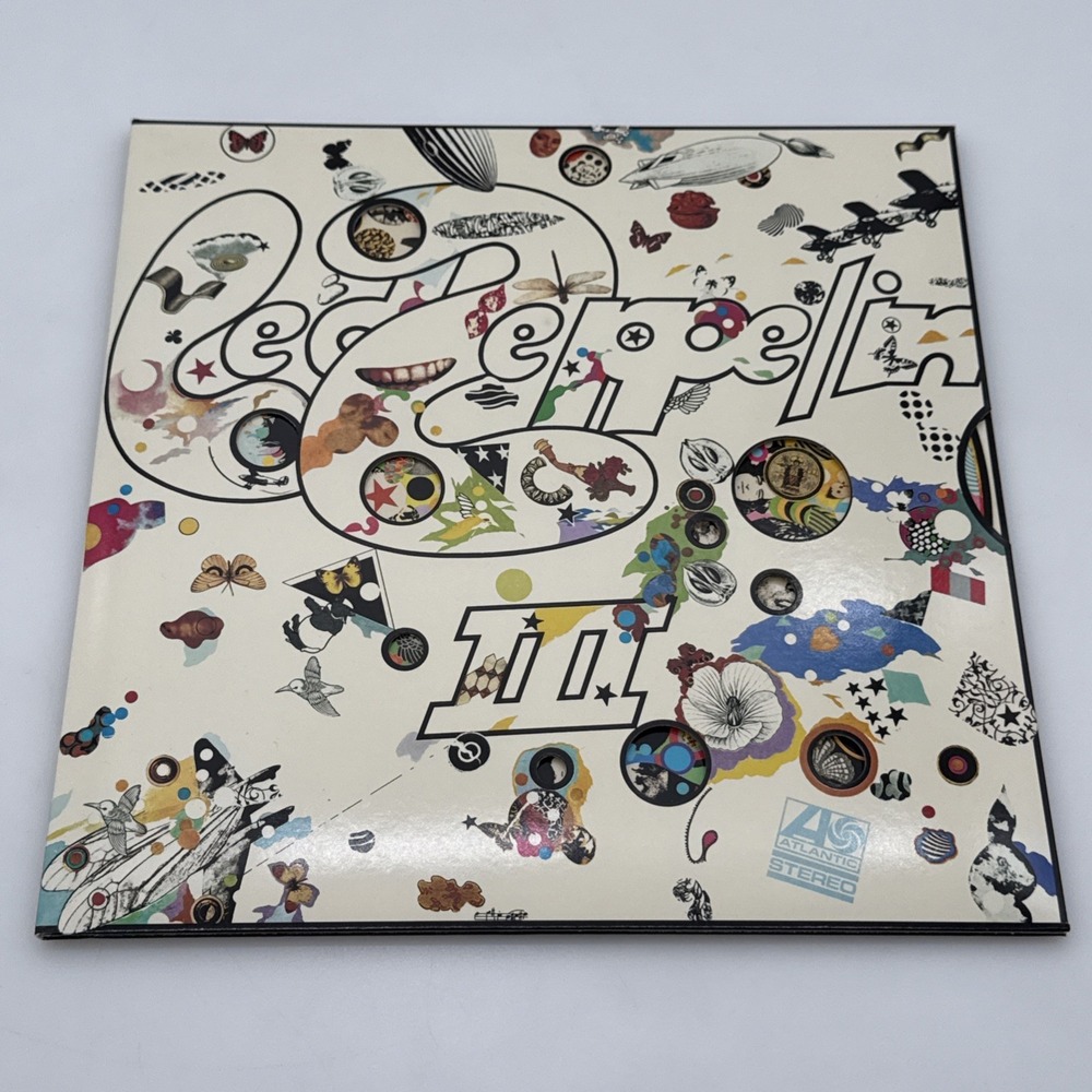 Led Zeppelin III LP Vinyl 2014 Atlantic R1-535341 180g Gatefold Rotating Wheel